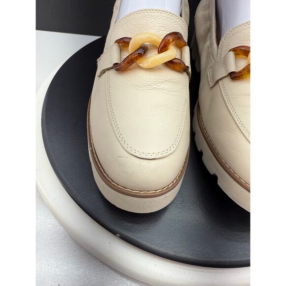 Vionic Charm Cynthia Womens Size 8 Wide Loafers Cream Slip On Comfort Shoes - Picture 4 of 13